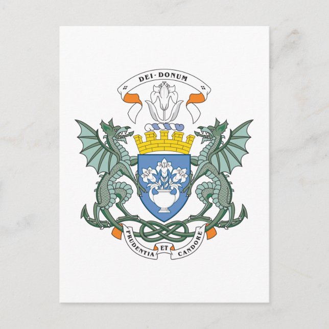 Cartão Postal Dundee Casaco das Armas (Frente)
