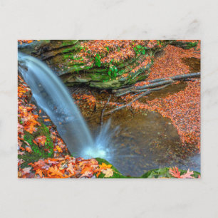 Cartão Postal Dundee Falls no outono, Ohio