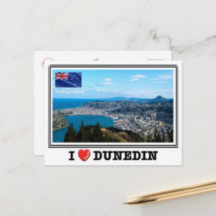 Cartão Postal Dunedin - Eu Amo - Nova Zelândia -