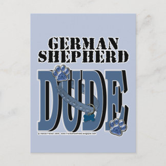 Cartão Postal DUO DE german shepherd