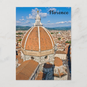 Cartão Postal Duomo Basilica di Papais noeis Maria del Fiore - F