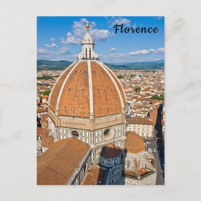 Cartão Postal Duomo Basilica di Papais noeis Maria del Fiore - F (Frente)
