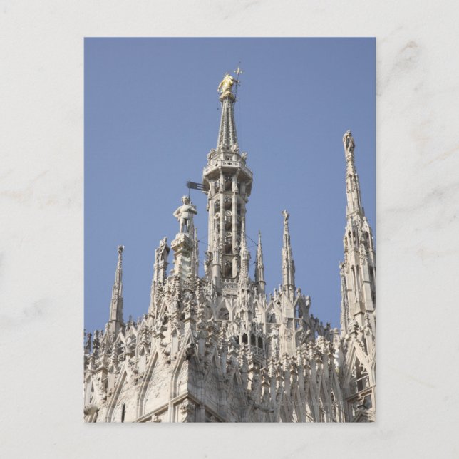 Cartão Postal Duomo di Milani (Frente)