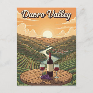 Cartão Postal Duoro Valley Portugal Viagem