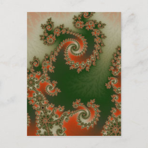 Cartão Postal Dupla Espiral Azeitona Pimento