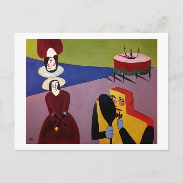 Cartão Postal Dupla Pegada (Frente)