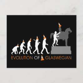 Cartão Postal Duque de Glasgow Traffic Cone Hat de Wellington