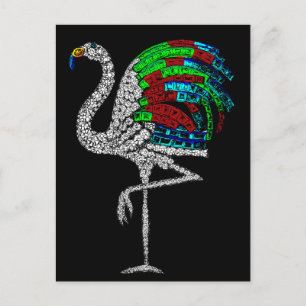 Cartão Postal Duquesa de Windsor Flamingo Brooch