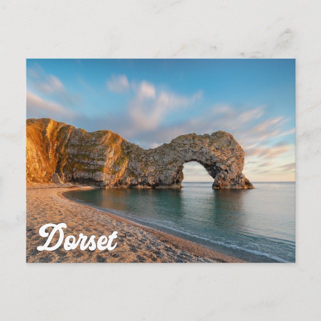 Cartão Postal Durdle Door, Jurassic Coast, Dorset, England (Frente)