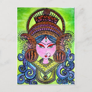 Cartão Postal Durga Maa