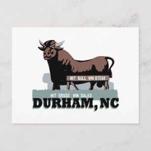 Cartão Postal Durham NC Bull