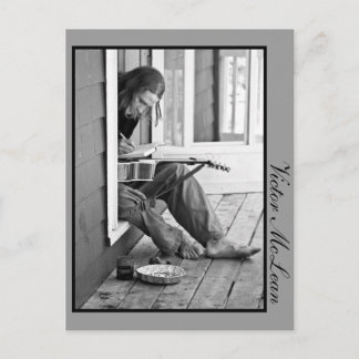 Cartão Postal Duro no trabalho