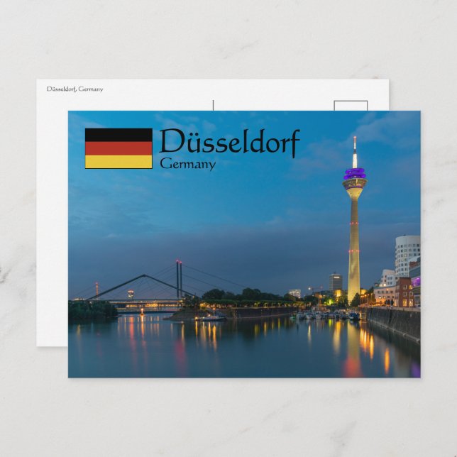 Cartão Postal Dusseldorf Alemanha (Frente/Verso)