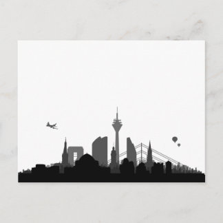 Cartão Postal Düsseldorf Skyline - Postkarte / Grußkarte