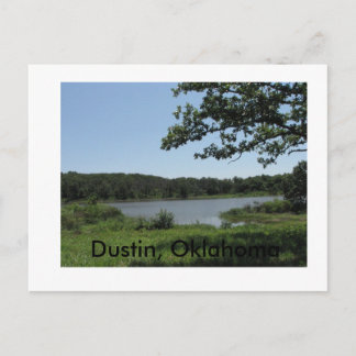 Cartão Postal Dustin Lake1, Dustin, Oklahoma