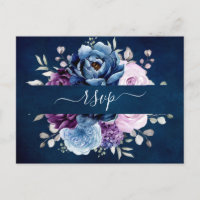 Dusty Blue Purple Marinho Lilac Blooms Casamento R