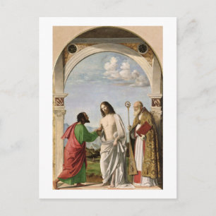 Cartão Postal Duvidando Thomas com Ruas. Magnus, c.1504-05