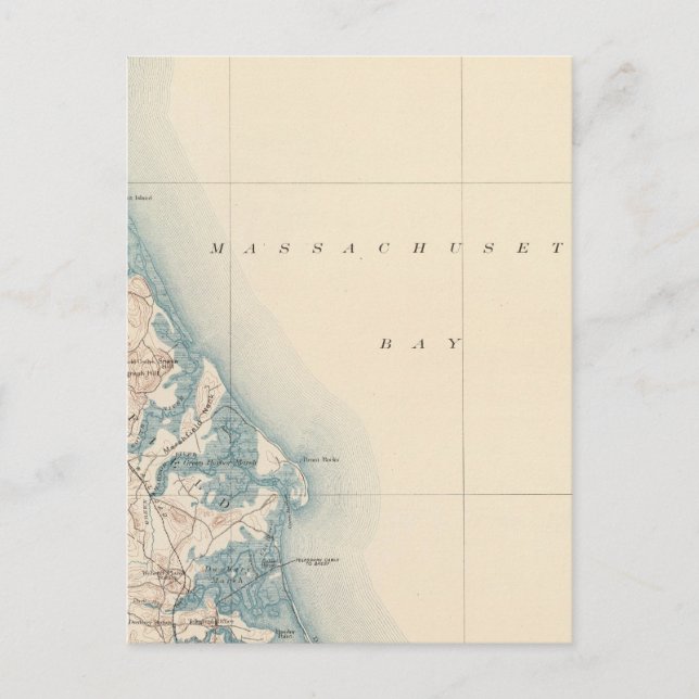 Cartão Postal Duxbury, Massachusetts (Frente)