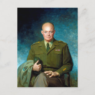 Cartão Postal Dwight D. Eisenhower de Thomas Edgar Stephens 1947