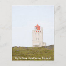 Cartão postal Dyrholaey Lighthouse Islândia