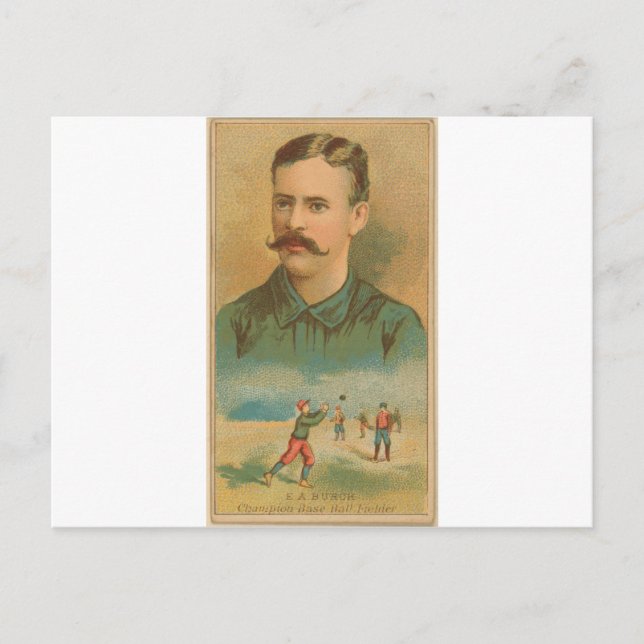 Cartão Postal E. A. Burch, Brooklyn Trolley Dodgers (Frente)