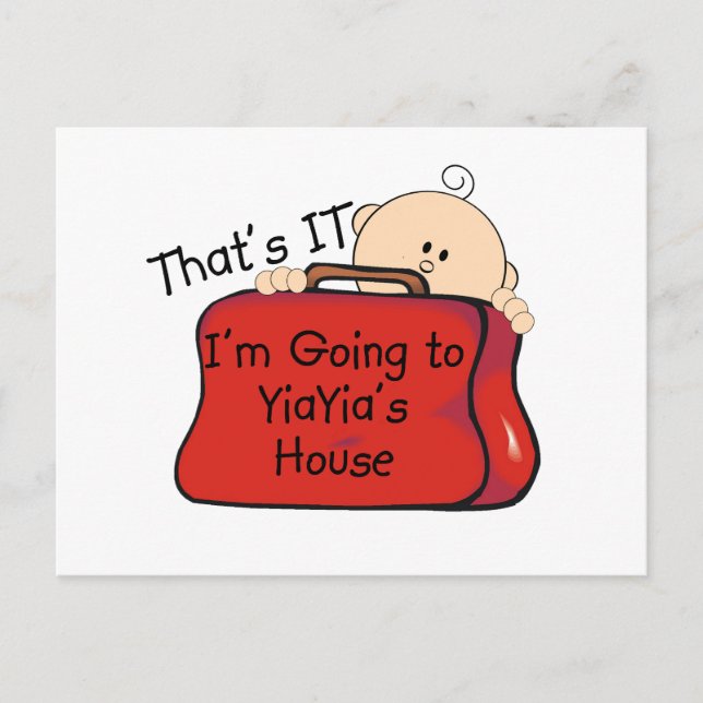 Cartão Postal É a Yia Yia (Frente)