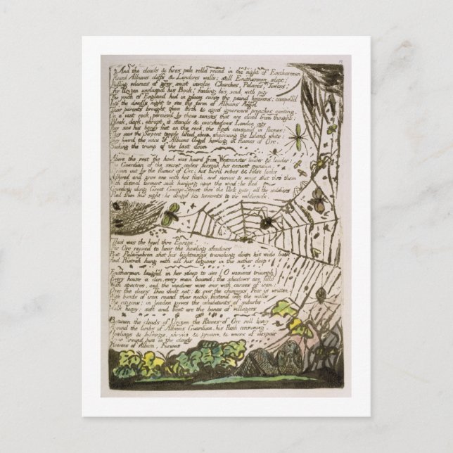 Cartão Postal 'E as nuvens e incêndios...', placa 14 de 'Europa' (Frente)