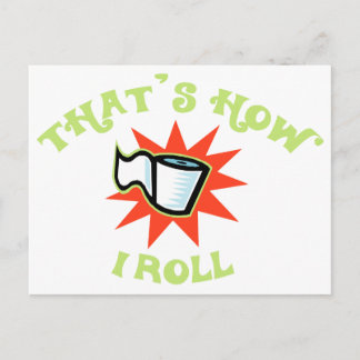 Cartão Postal É assim que eu faço! (Papel higiênico)