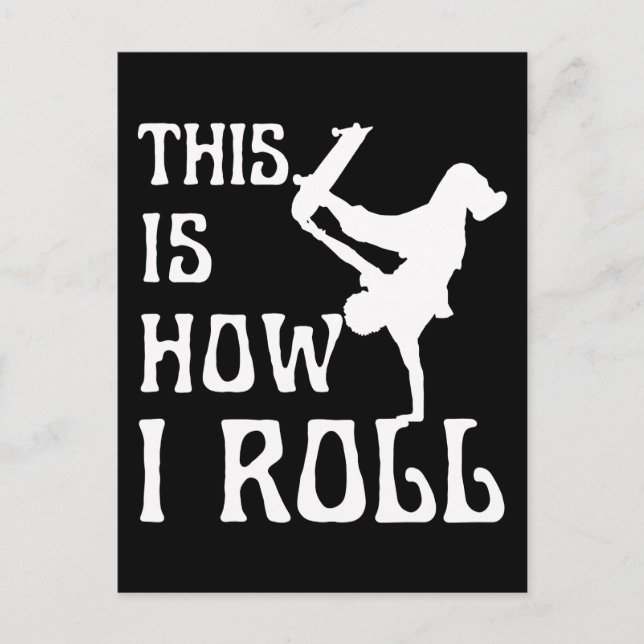 CARTÃO POSTAL É ASSIM QUE EU ROLO (Frente)