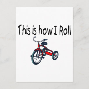 Cartão Postal É Assim Que Eu Rolo (Triciclo Vermelho)