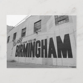 Cartão Postal É bom ter você em Birmingham