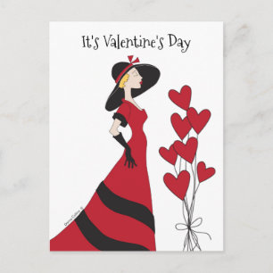 Cartão Postal É Cartão-postal de Dia de os namorados