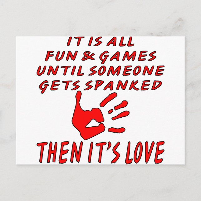 Cartão Postal É divertido e jogos até que alguém se quebre (Frente)