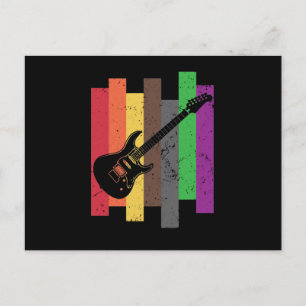 Cartão Postal E-Gitarre Bunt