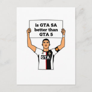 Cartão Postal É GTA SA melhor que GTA V declaração