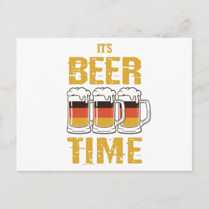 Cartão Postal É hora da cerveja