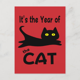 Cartão Postal É o Ano do GATO