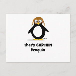 Cartão Postal É o Capitão Pinguim.