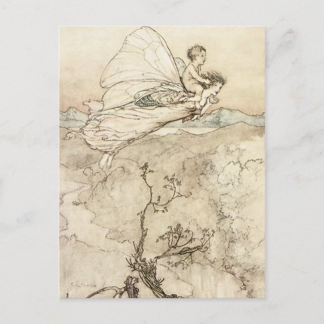 Cartão Postal E O Cartão-Postal Da Sua Fada (Frente)