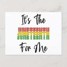 Cartão Postal É O Décimo Junho Para Mim Melanin Black Sista Bruh