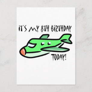 Cartão Postal É o meu oitavo aniversário hoje