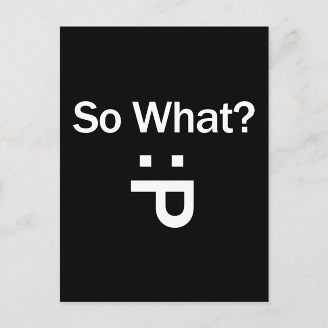 Cartão Postal E O Que? (Frente)