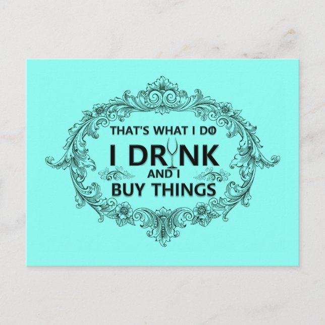 Cartão Postal É o que eu faço (Frente)