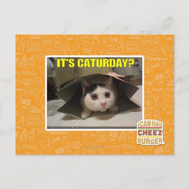 Cartão Postal É o sábado? (Frente)