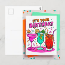 É o seu Cartões-postais de aniversário