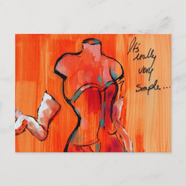 Cartão Postal É realmente muito simples (Frente)