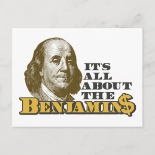 Cartão Postal É tudo sobre os Benjamins