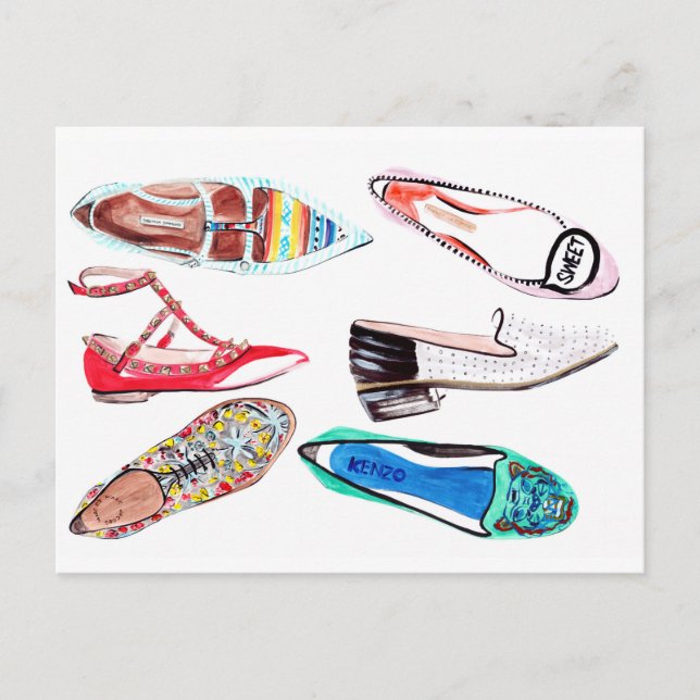 Cartão Postal É tudo sobre os calçados! (Frente)