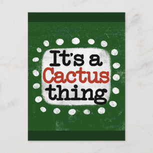 Cartão Postal É Uma Coisa de Cactus
