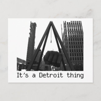 Cartão Postal é uma coisa de detroit